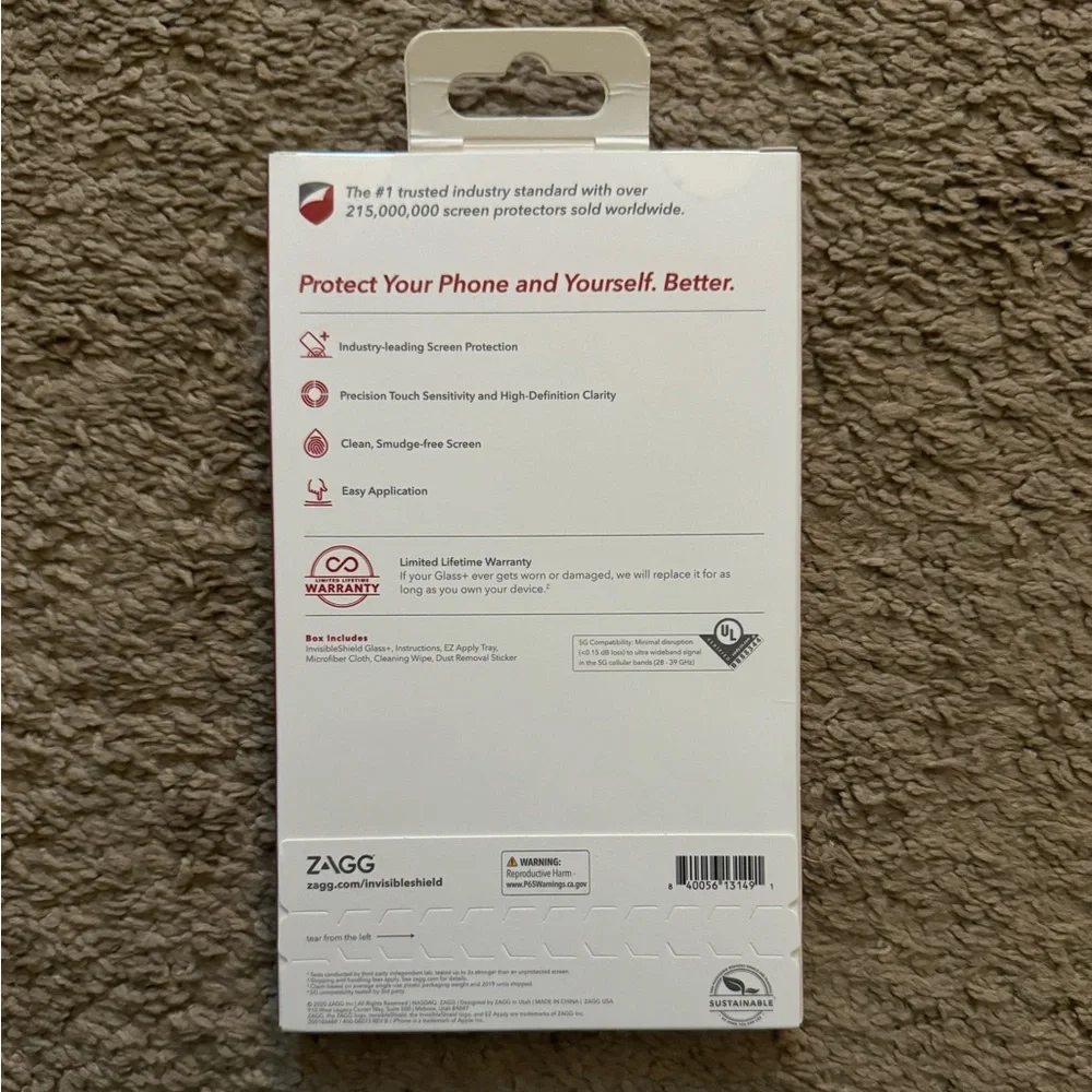 iPhone 12 Pro Zagg Screen protector